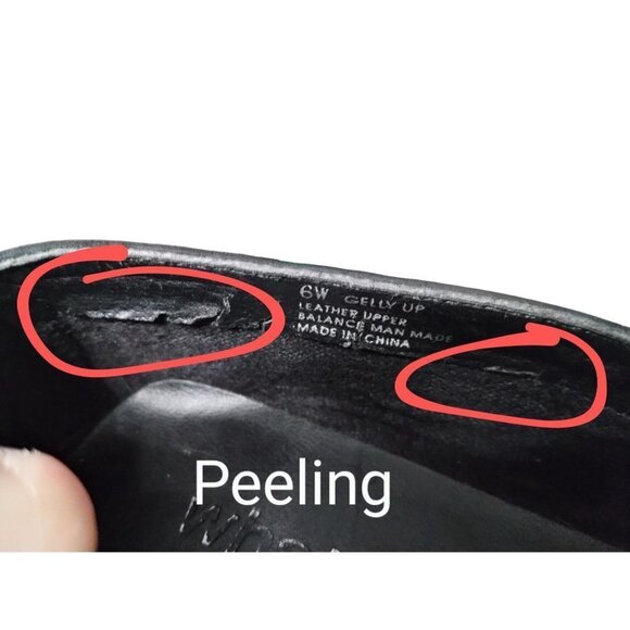 Women's Gelly Up What's What by Aerosoles Black Square Toe Ballet Flats Size Six - Picture 13 of 13